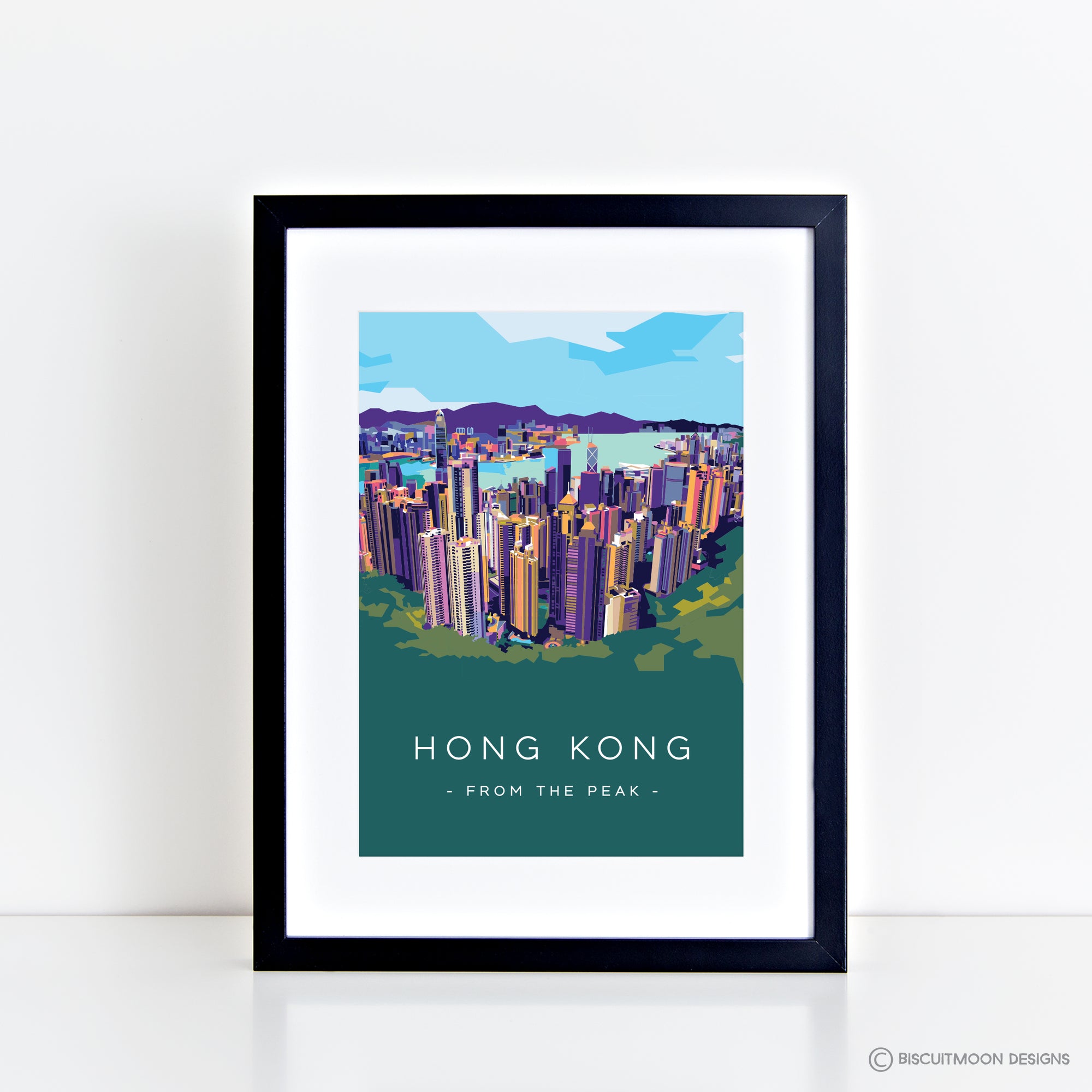 Hong Kong Travel Print - From the Peak