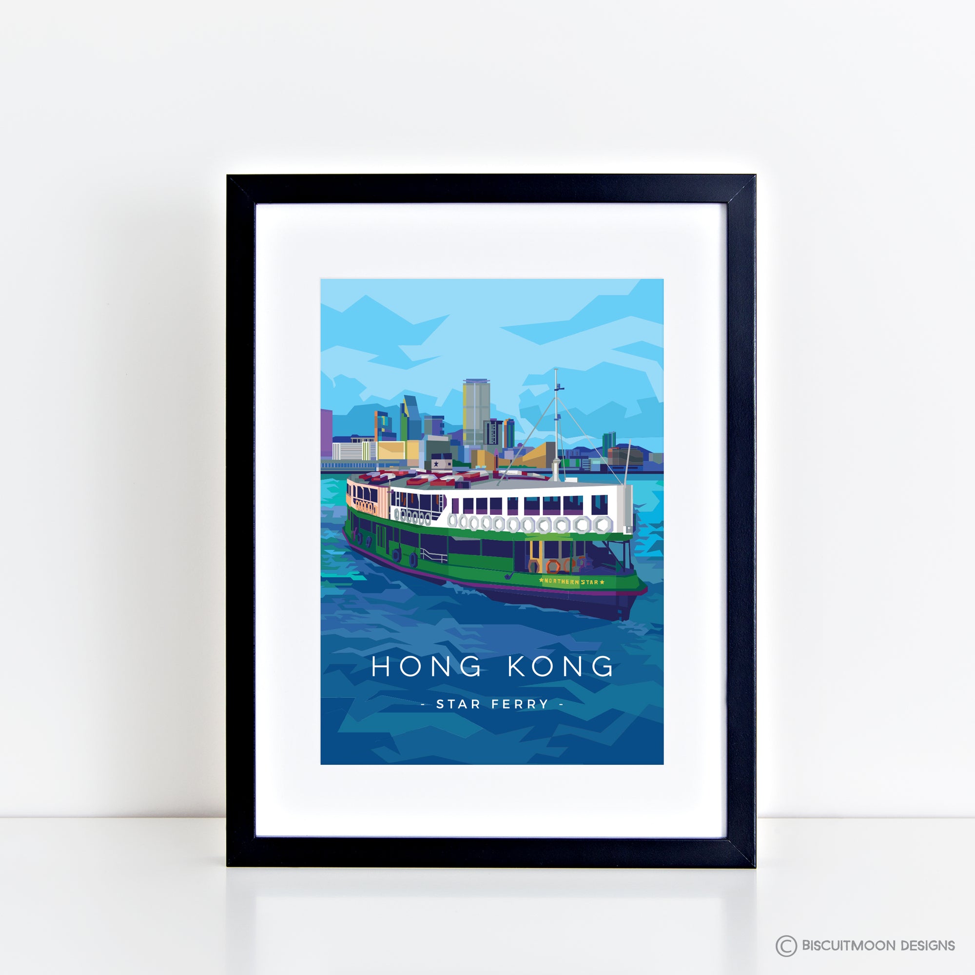 Hong Kong Travel Print - Star Ferry