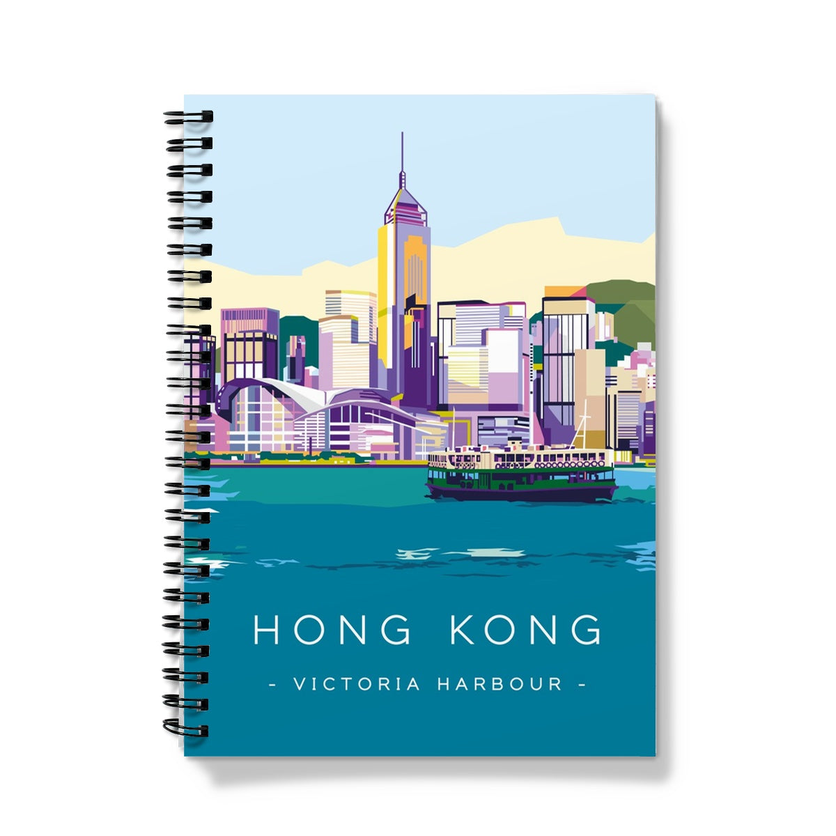 Hong Kong Travel - Victoria Harbour  Notebook