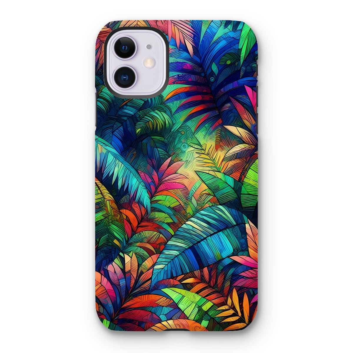 Multicolour Tropical Jungle Tough Phone Case