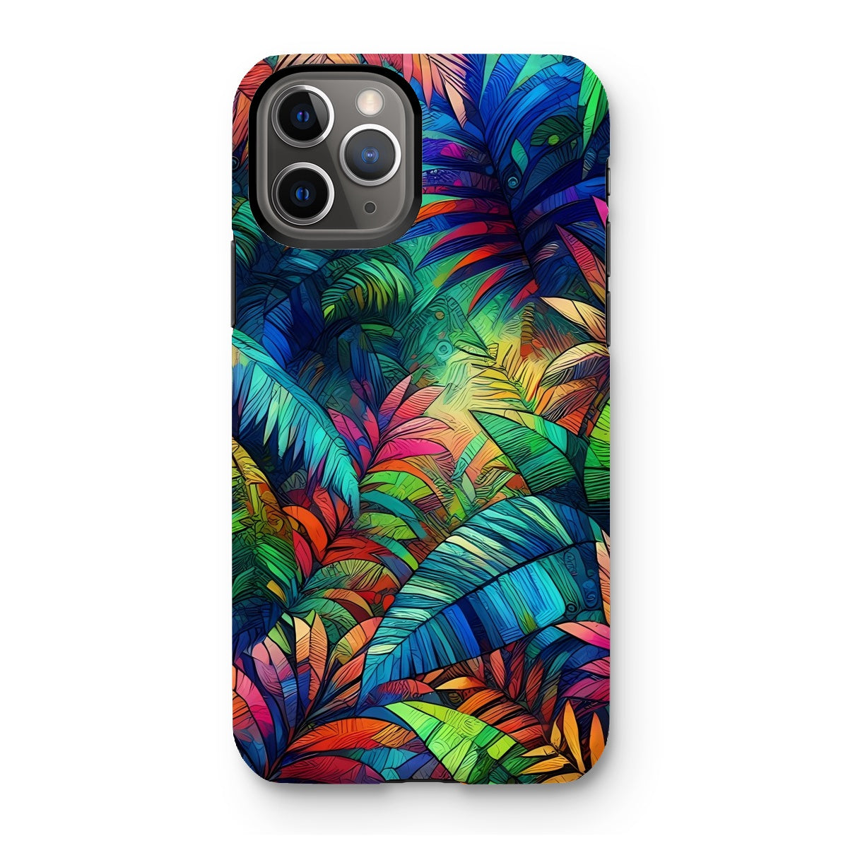 Multicolour Tropical Jungle Tough Phone Case