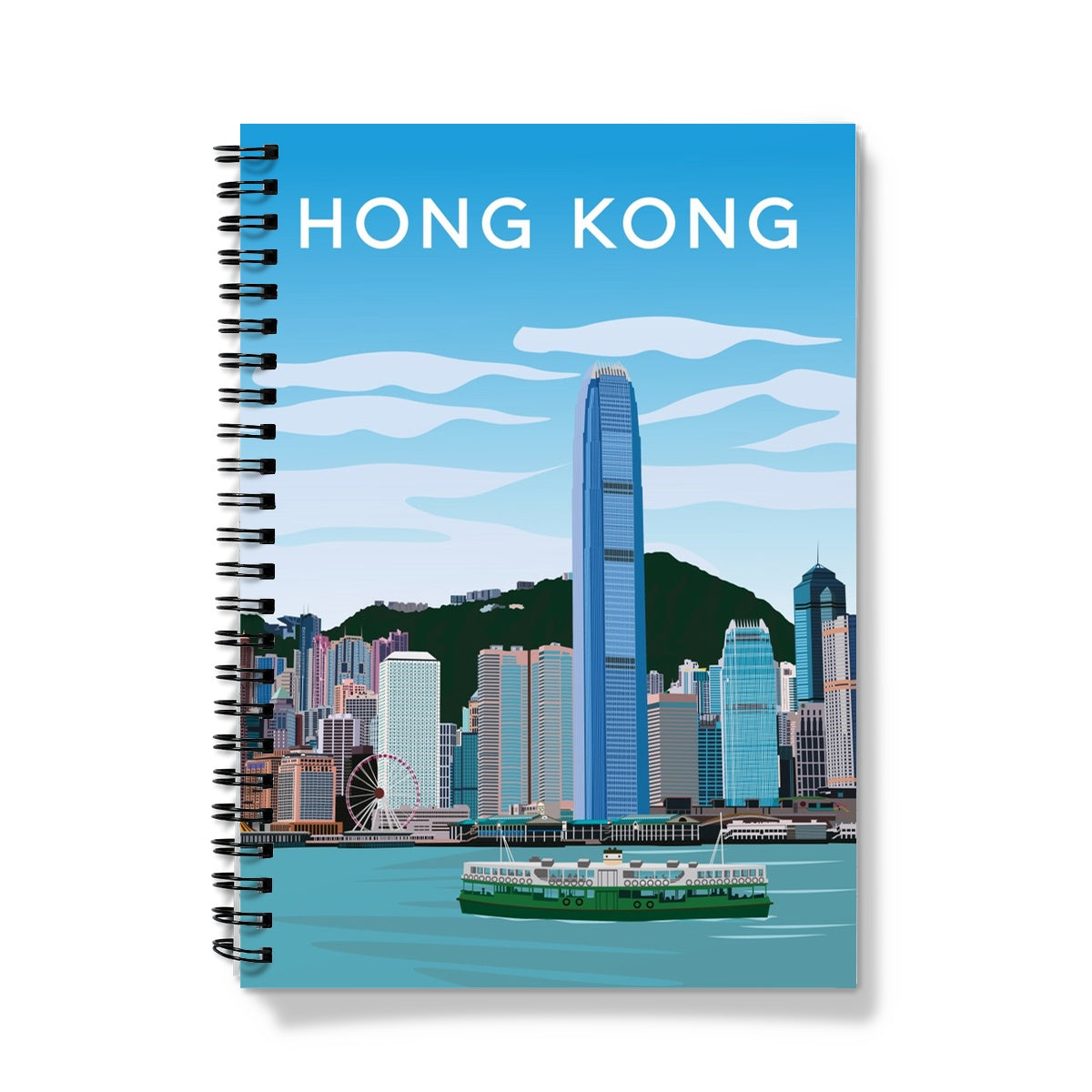 Hong Kong Harbour View Notebook