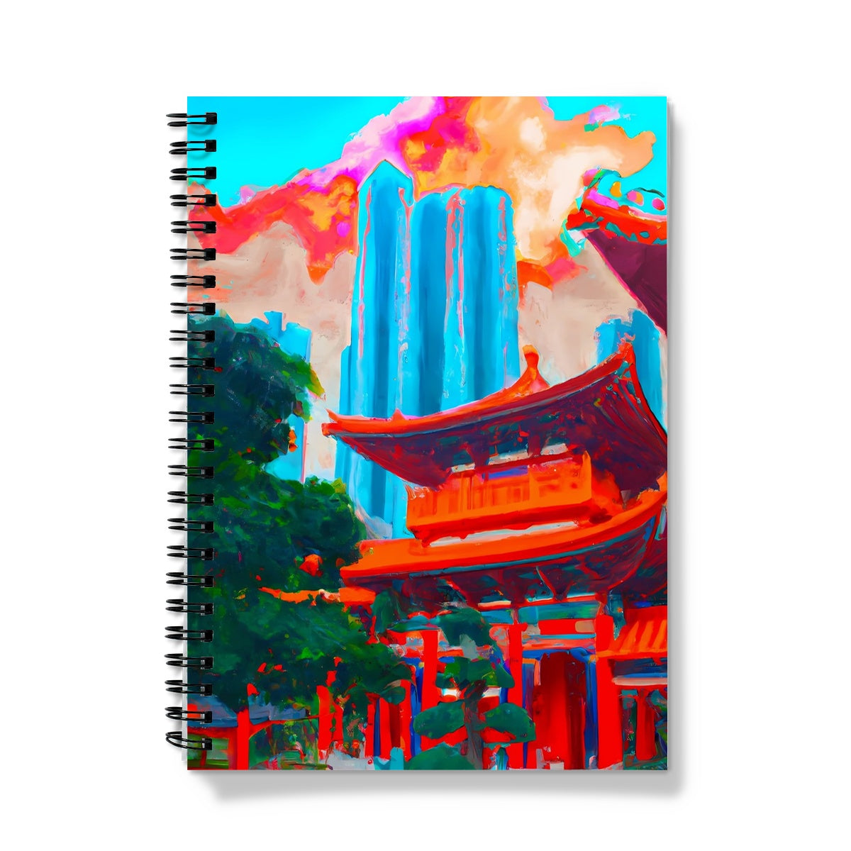 Hong Kong Impressions - Chinese Temple Notebook