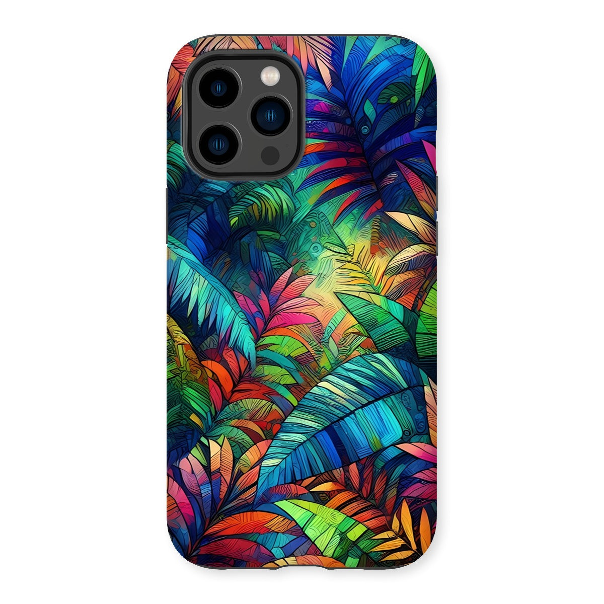 Multicolour Tropical Jungle Tough Phone Case