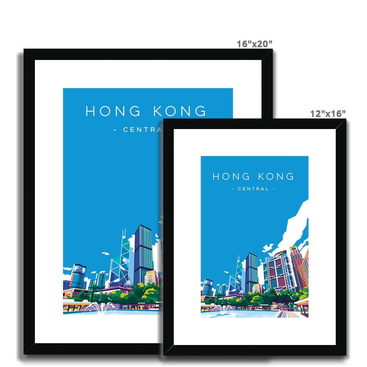 Hong Kong Travel - Central Framed & Mounted Print