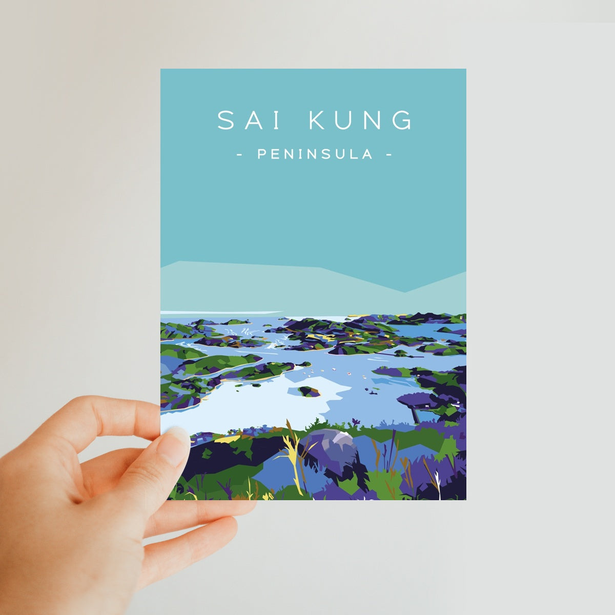 Hong Kong Travel - Sai Kung Peninsula Classic Postcard