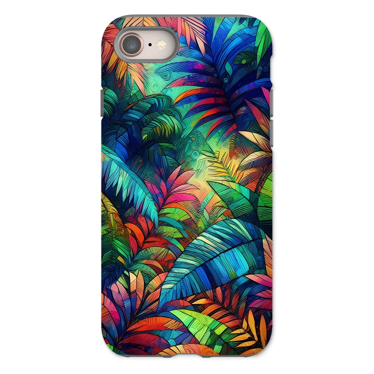 Multicolour Tropical Jungle Tough Phone Case