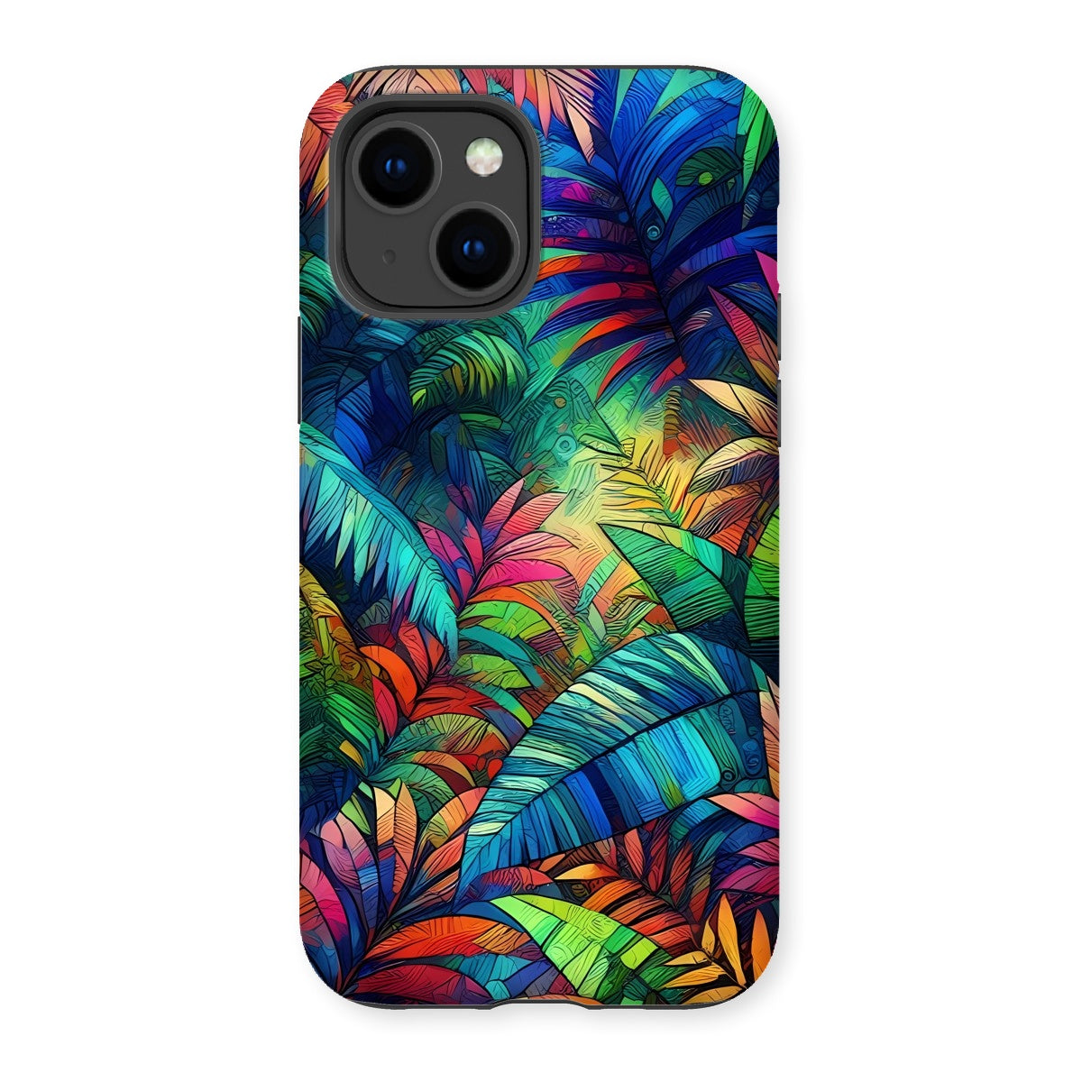 Multicolour Tropical Jungle Tough Phone Case