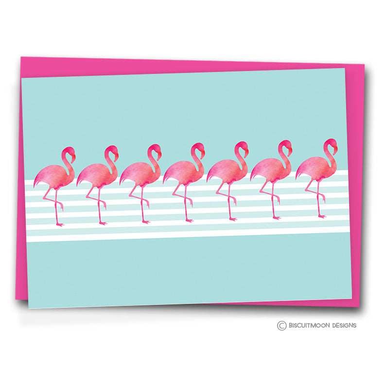 Flamingo Parade Correspondence Cards